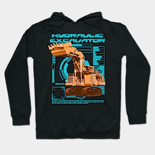 Hydraulic excavator Hoodie